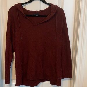 Tribal print hooded sweater